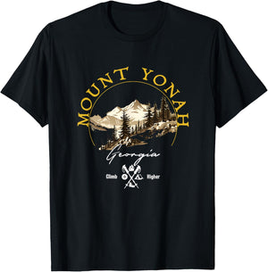 Mount Yonah Retro Vintage Apparel - Mount Yonah Souvenir T-Shirt - T-Shirt | Black