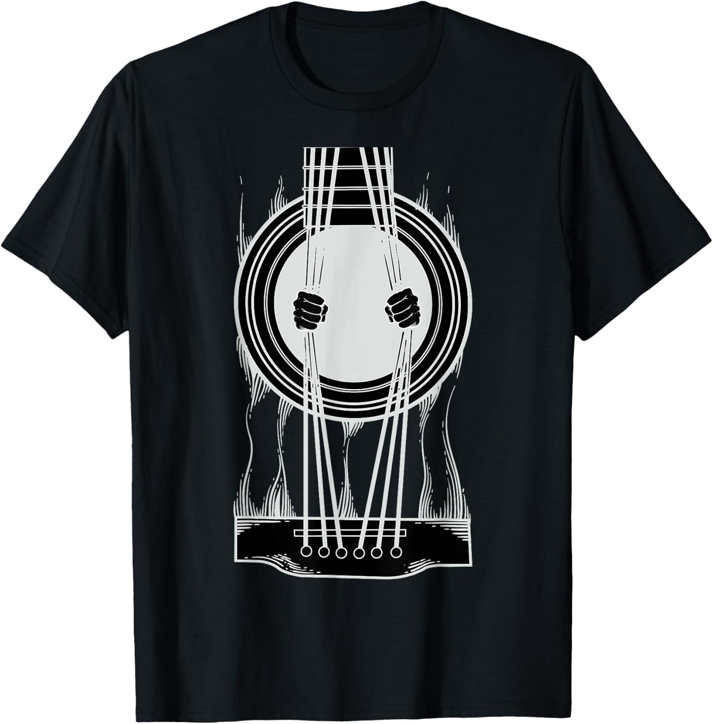 Cool Trapped In A Guitar - Best Gift Guitar Lovers T-Shirt - T-Shirt | Black
