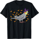 Cockatiel Bird Witch Hat Halloween Animal Lover Gift T-Shirt - T-Shirt | Black