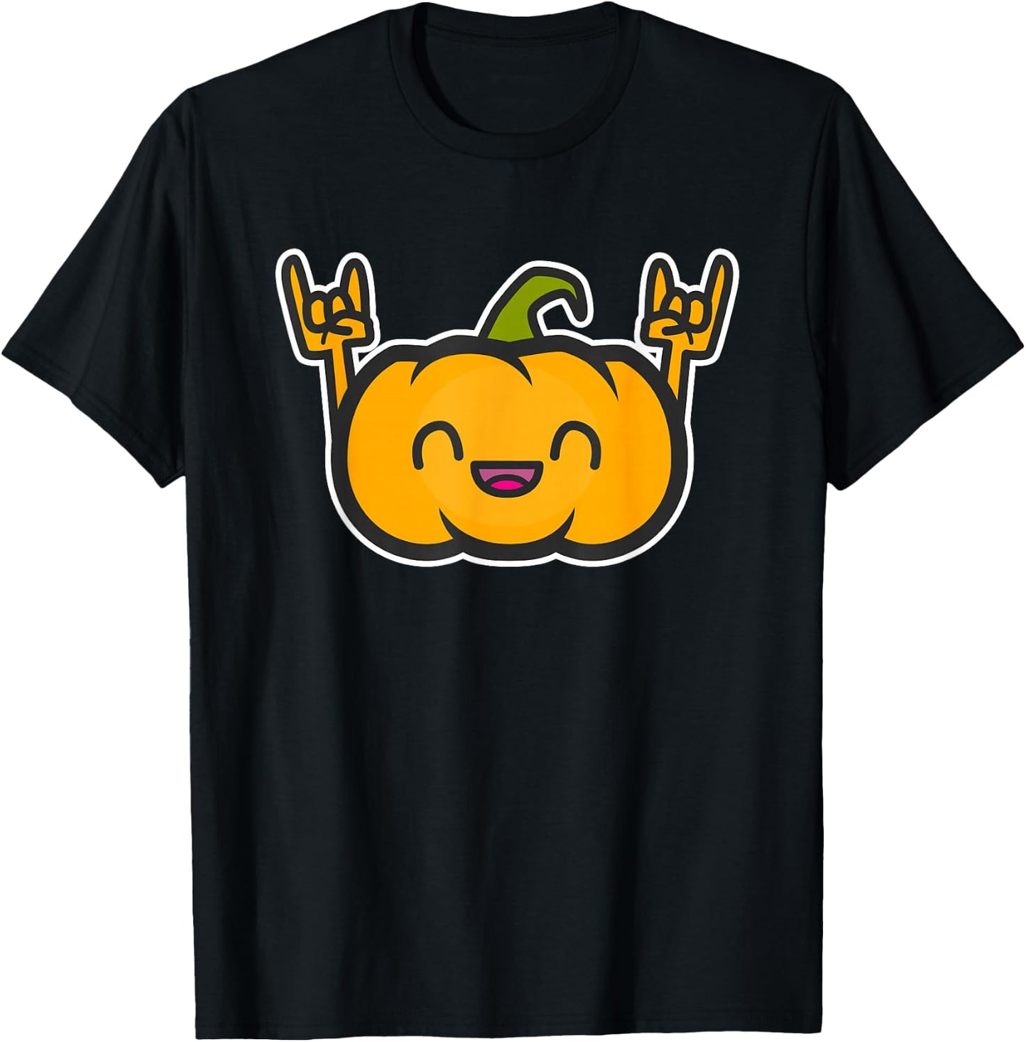 The Original Rock 'n' Roll Pumpkin Cool Pumpkin Bed T-Shirt - T-Shirt | Black