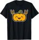 The Original Rock 'n' Roll Pumpkin Cool Pumpkin Bed T-Shirt - T-Shirt | Black