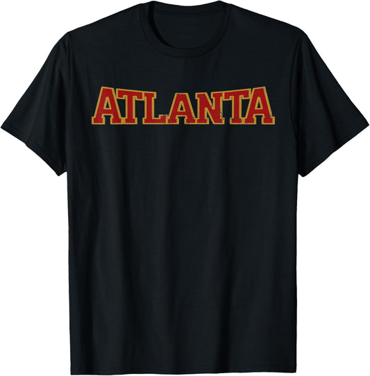 Atlanta soccer city vintage ATL T-Shirt - T-Shirt | Black