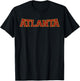 Atlanta soccer city vintage ATL T-Shirt - T-Shirt | Black