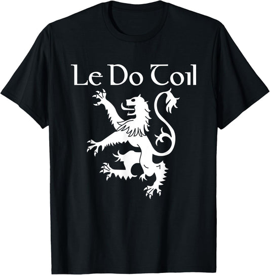 Beer Please In Scots Gaelic Shirt Funny Scottish Souvenir T-Shirt - T-Shirt | Black
