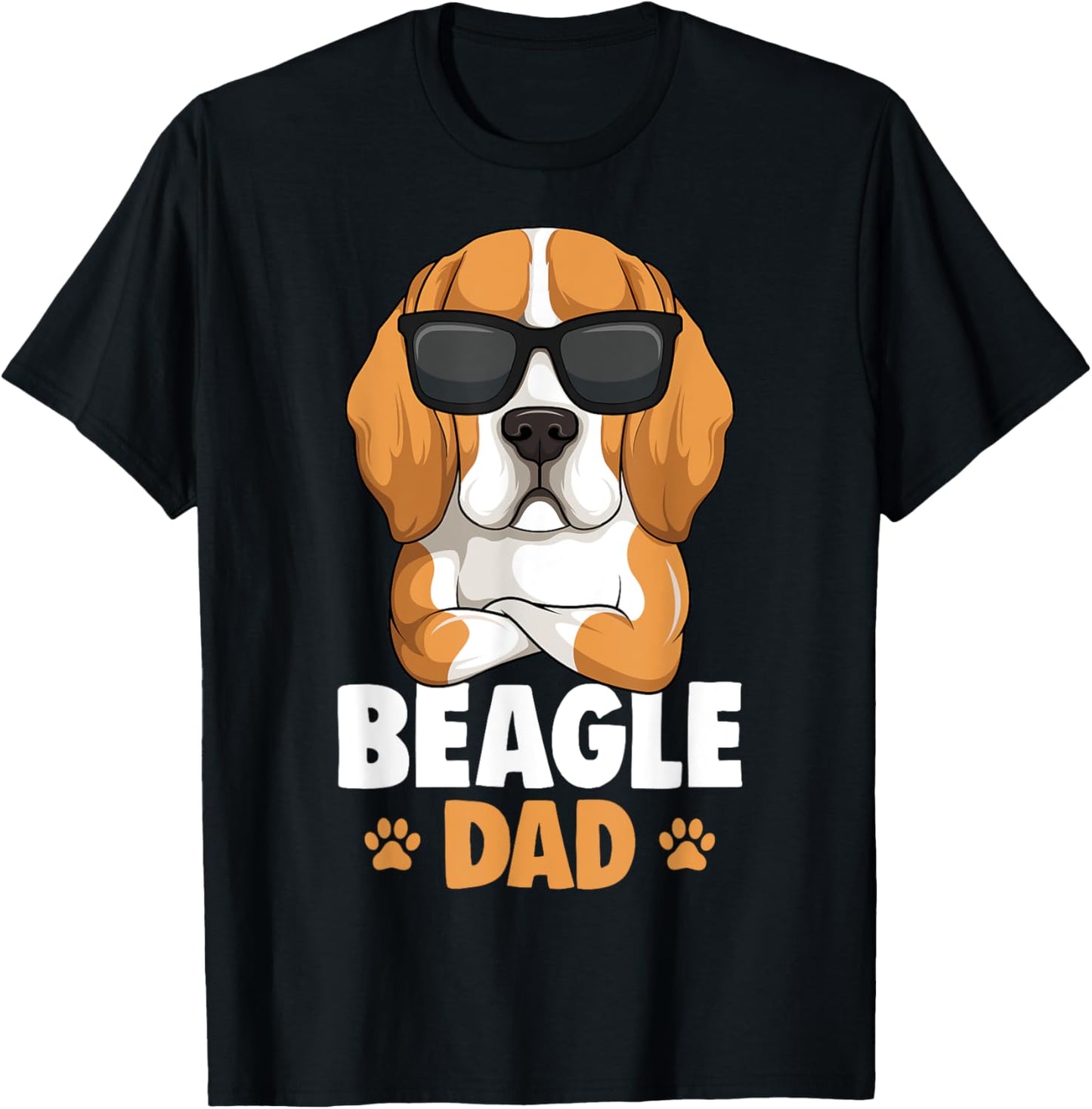 Beagle Dad Dog Father Men T-Shirt - T-Shirt | Black