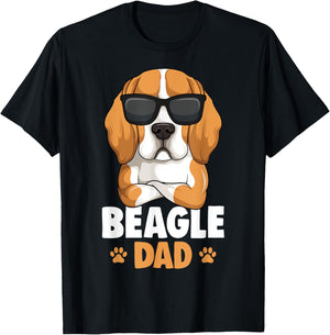Beagle Dad Dog Father Men T-Shirt - T-Shirt | Black
