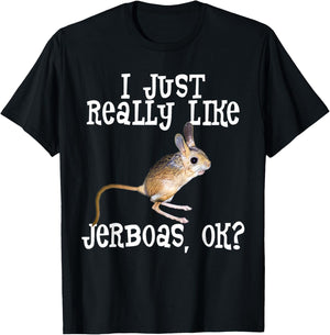Jerboa Gifts Men Women Kid Girl Really Like Jebroas T-Shirt - T-Shirt | Black