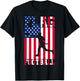 Flag Football USA Women Men Girls Boys T-Shirt - T-Shirt | Black