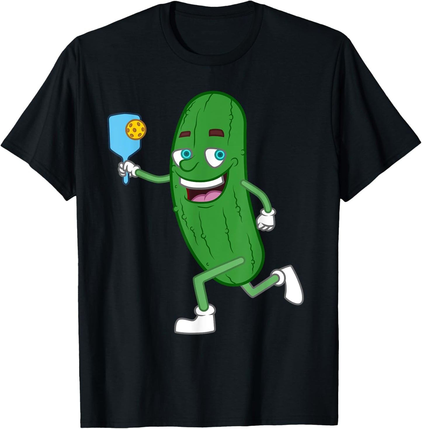 Pickleball Art Women Pickle Ball Pickleball Lover T-Shirt - T-Shirt | Black