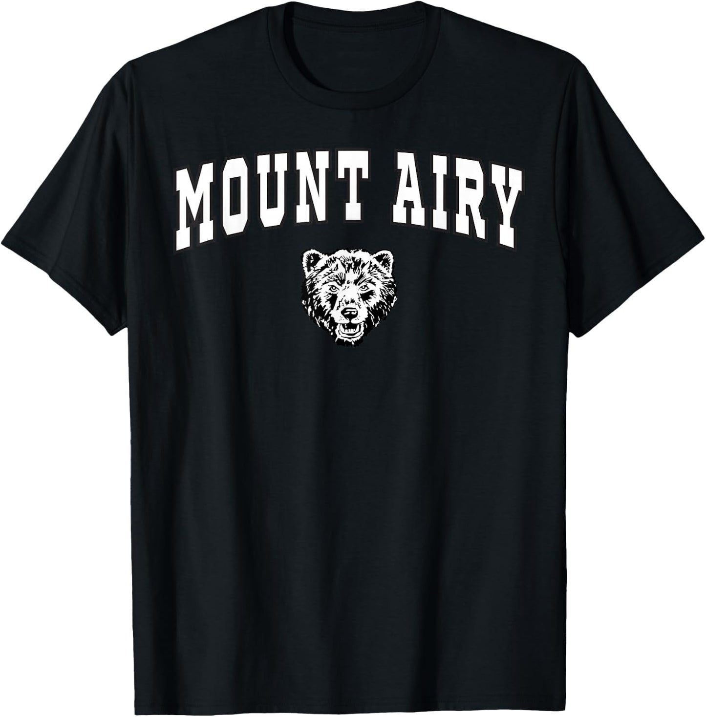 Mount Airy High School Granite Bears C2 T-Shirt - T-Shirt | Black