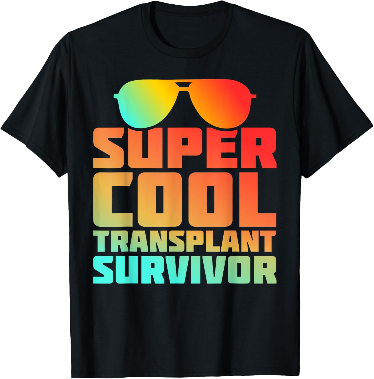 Transplant Survivor Lung Heart Liver Kidney Organ Recipient T-Shirt - T-Shirt | Black