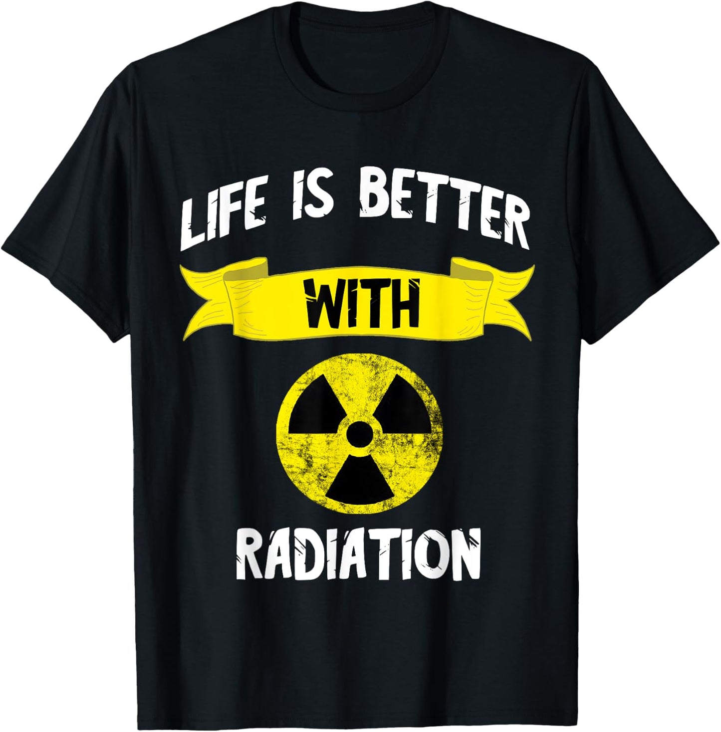 Radioactivity Radiology Nuclear Symbol X-rays T-Shirt - T-Shirt | Black