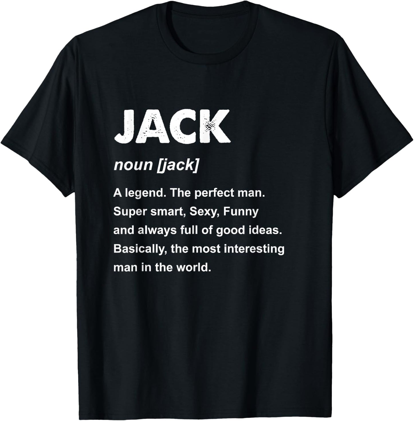 Jack Name T-Shirt - T-Shirt | Black