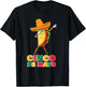Funny Dabbing Taco Sombrero Kids Party Fiesta Cinco de Mayo T-Shirt - T-Shirt | Black