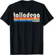 Vintage 70s 80s Style Talladega AL T-Shirt - T-Shirt | Black