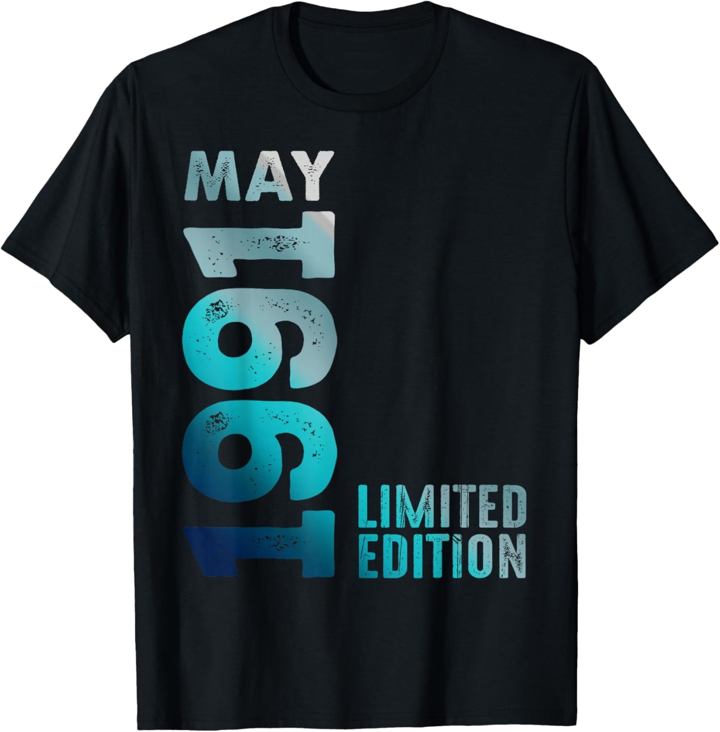 Limited Edition May 1991 Birthday T-Shirt - T-Shirt | Black