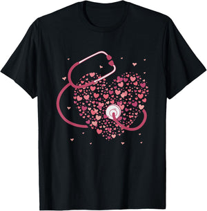 Hospital Medical Nurse Nursing Gift Nurse T-Shirt - T-Shirt | Black