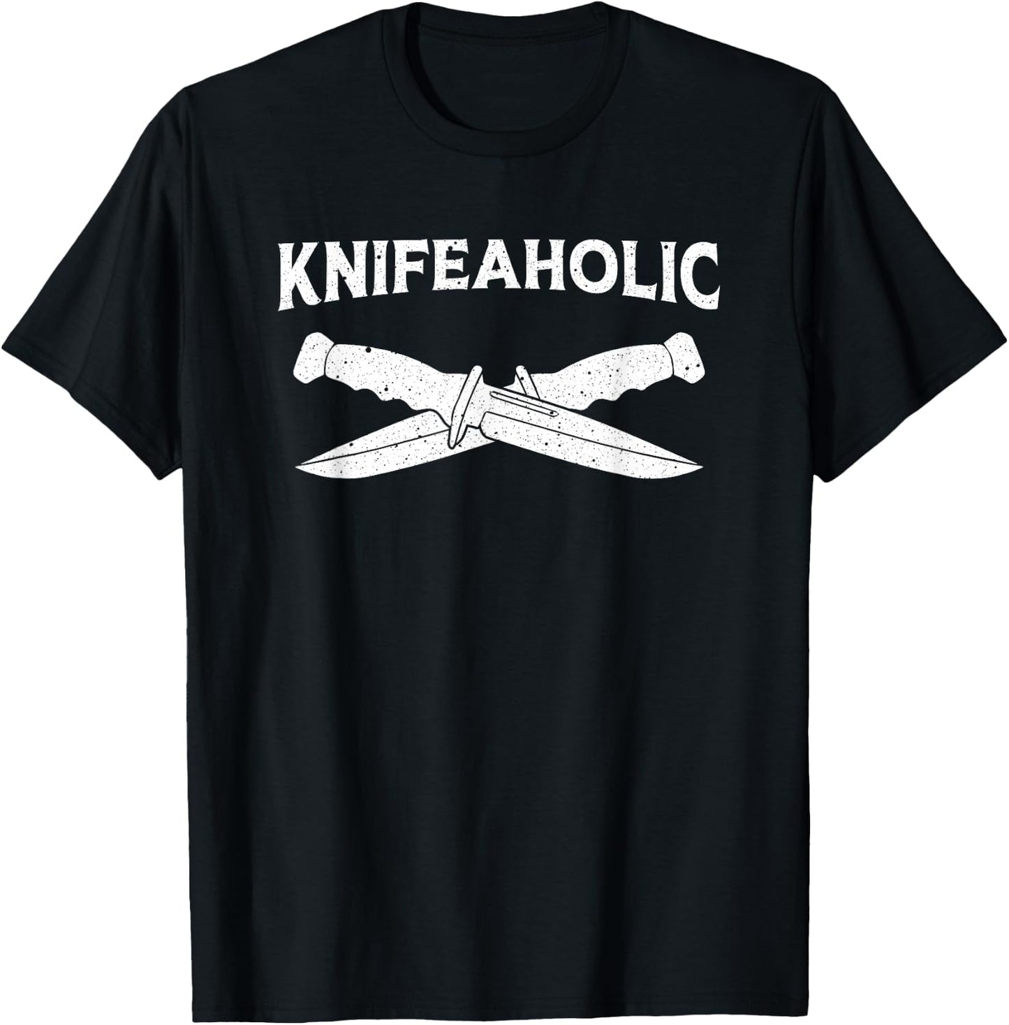 Knife Collector Art Women Knife Lover Knife Collecor T-Shirt - T-Shirt | Black