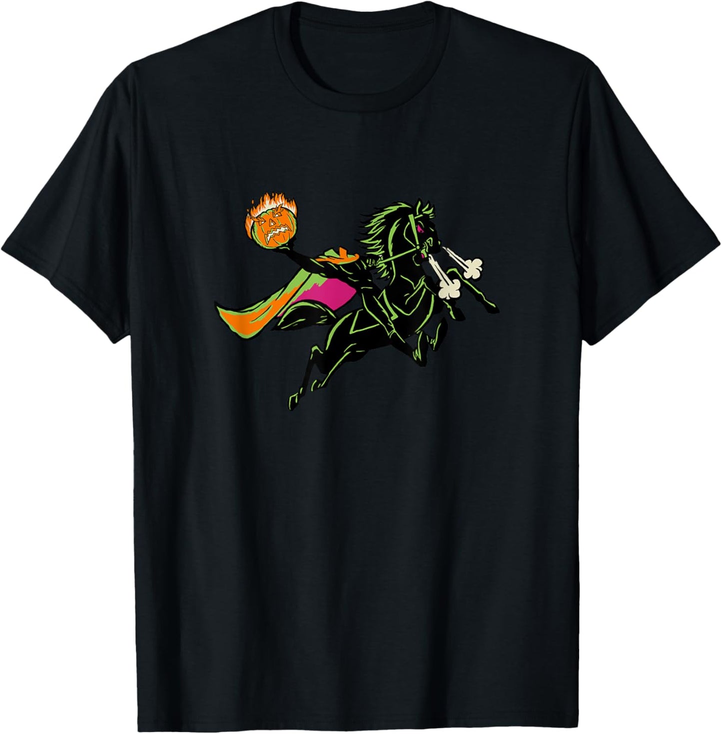 Disney The Legend Of Sleepy Hollow Halloween Horseman T-Shirt - T-Shirt | Black