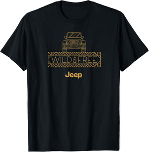 Jeep Wild and Free T-Shirt - T-Shirt | Black
