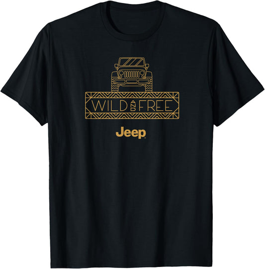 Jeep Wild and Free T-Shirt - T-Shirt | Black