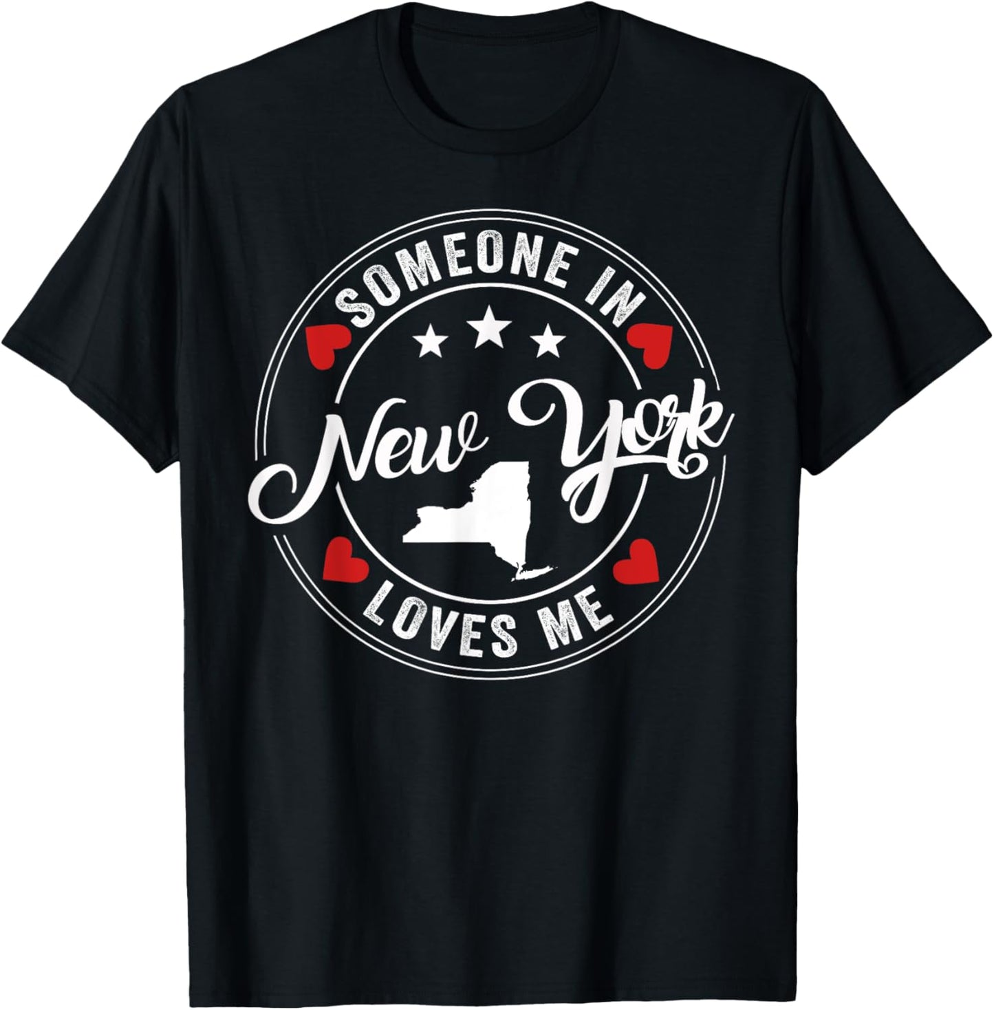 Someone In New York Loves Me T-Shirt - T-Shirt | Black
