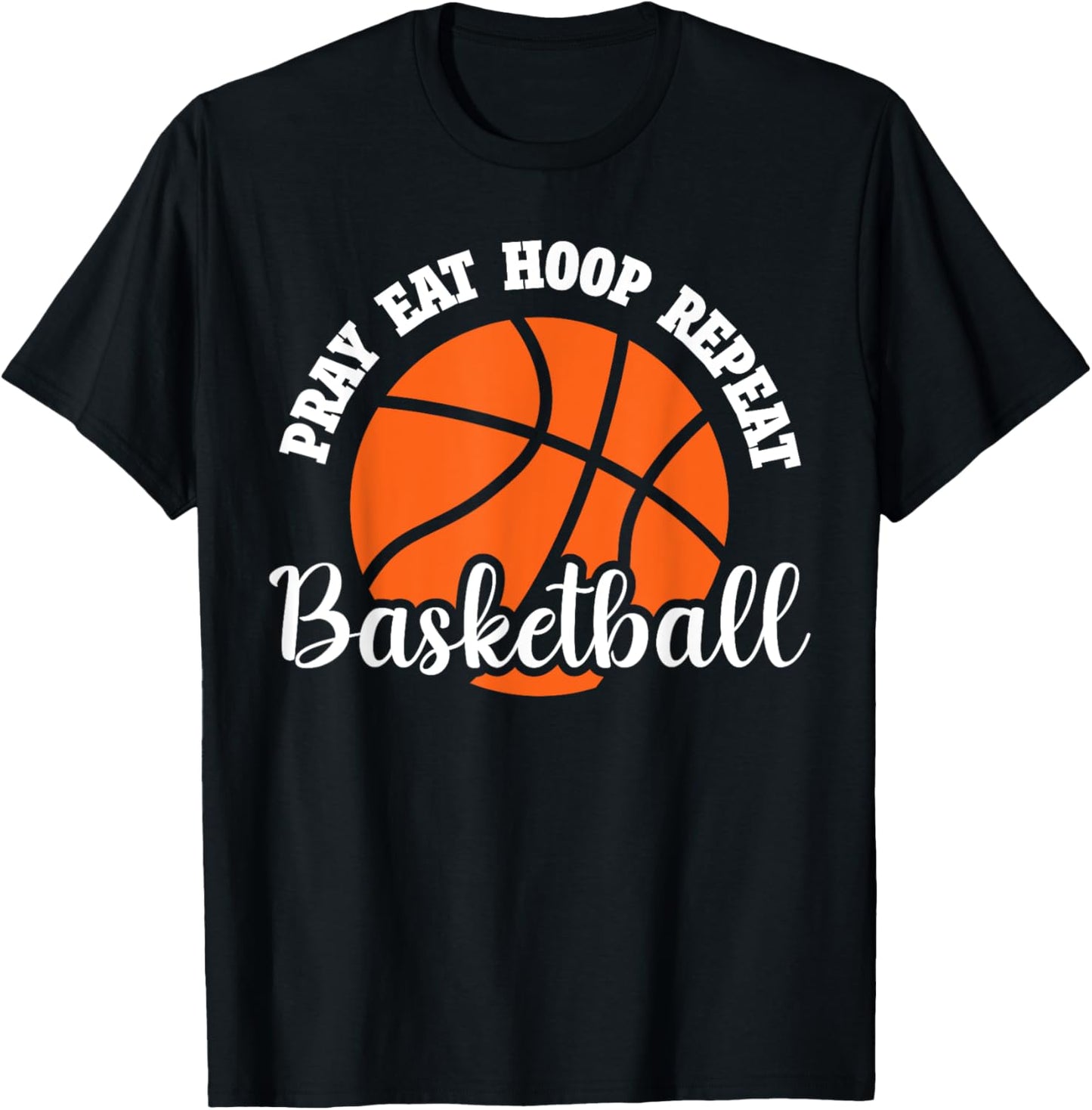 Funny Basketball Design For Christian Basketball Players T-Shirt - T-Shirt | Black