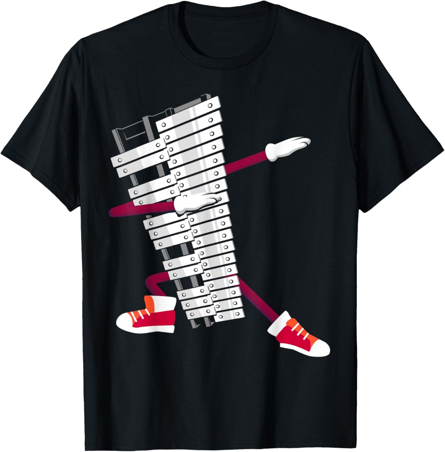 Dabbing Glockenspiel Percussion Ensemble Glockenspiel T-Shirt - T-Shirt | Black