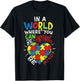 Autism Awareness Be Kind Kindnes T-Shirt - T-Shirt | Black