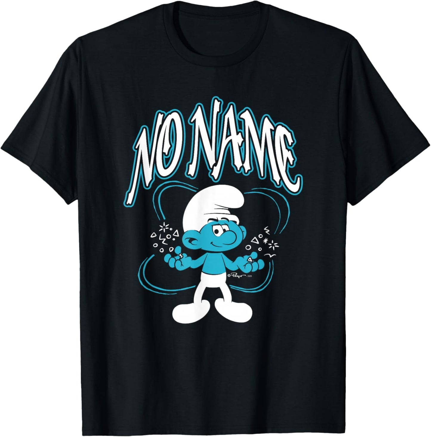 The Smurfs Movie No Name T-Shirt - T-Shirt | Black