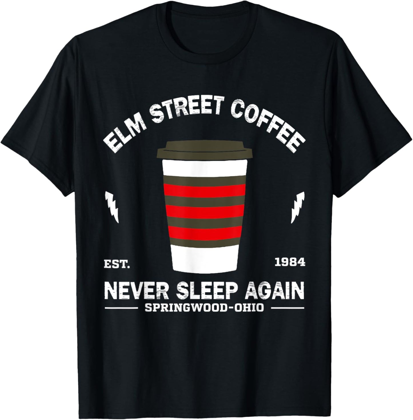 Streets Vintage Halloween Movies Funny Outfits Lovers Elms T-Shirt - T-Shirt | Black
