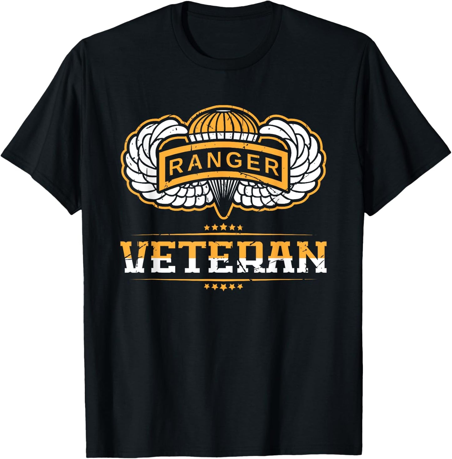 Airborne Ranger Veteran T-Shirt - T-Shirt | Black