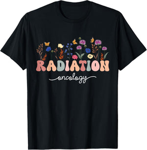 Radiation Oncology Nurse Funny Radiation Therapist T-Shirt - T-Shirt | Black