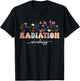 Radiation Oncology Nurse Funny Radiation Therapist T-Shirt - T-Shirt | Black