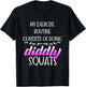 Diddly Squats - Workout Shirts Funny, Fitness Gift T-Shirt - T-Shirt | Black