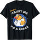 Don't Trust Me I'm a Quack a Funny Rubber Duck Doctor Gift T-Shirt - T-Shirt | Black