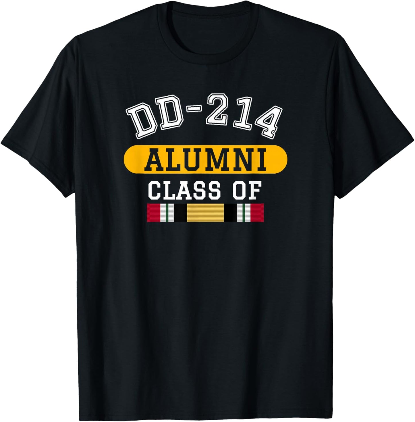 DD-214 Alumni Class of Iraq War Veteran Pride T-Shirt - T-Shirt | Black