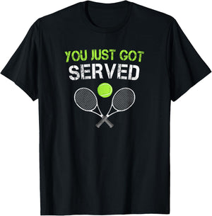 You Just Got Served Tennis T-Shirt - T-Shirt | Black