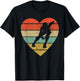 Roller Derby Vintage Design Retro Skater Player Heart Sport T-Shirt - T-Shirt | Black
