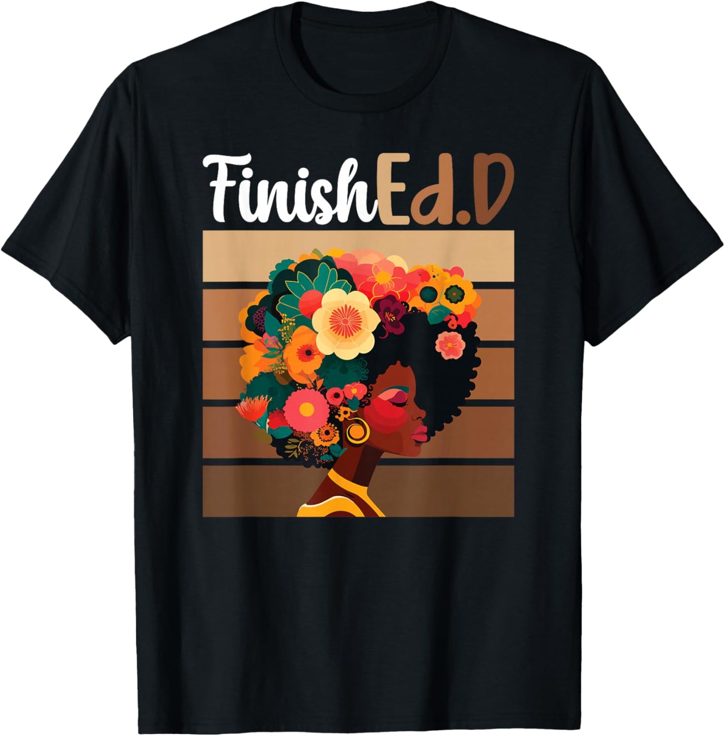 FinishEd.D Doctor Of Education Graduate Black EdD Graduate T-Shirt - T-Shirt | Black