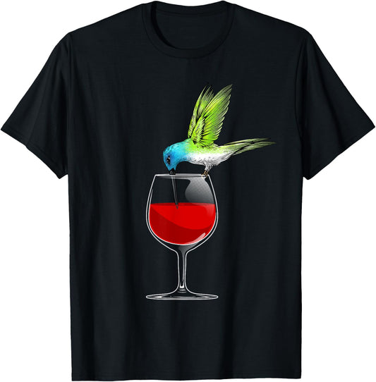 Cute Hummingbird Design Women Kids Hummingbird Lover T-Shirt - T-Shirt | Black