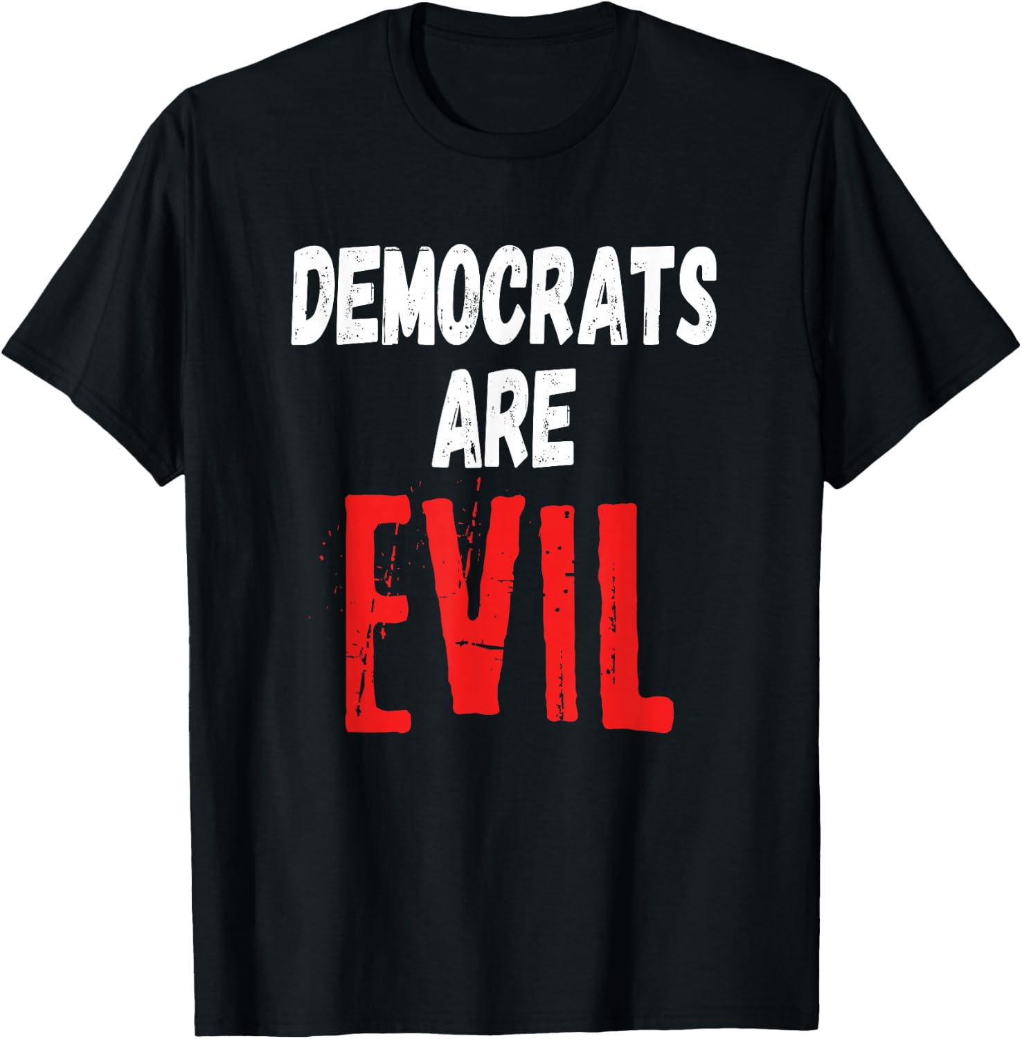 Democrats Are Evil, Impeach Nancy Pelosi, Anti Adam Schiff T-Shirt - T-Shirt | Black