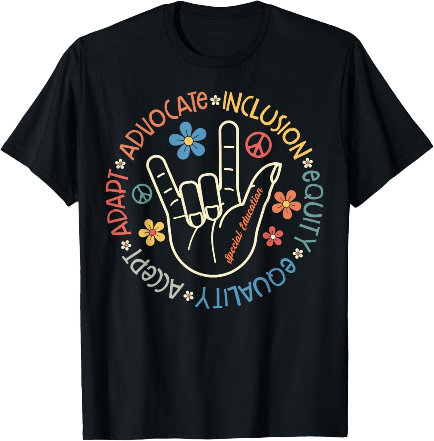 Special Education Teacher Inspirational SPED Teachers Autism T-Shirt - T-Shirt | Black