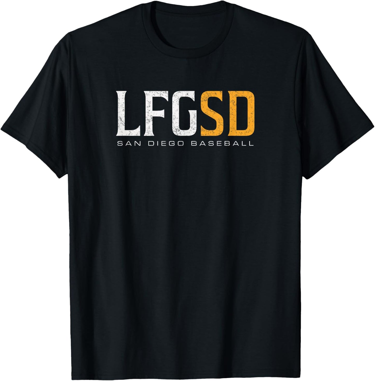 LFGSD San Diego Baseball T-Shirt - T-Shirt | Black