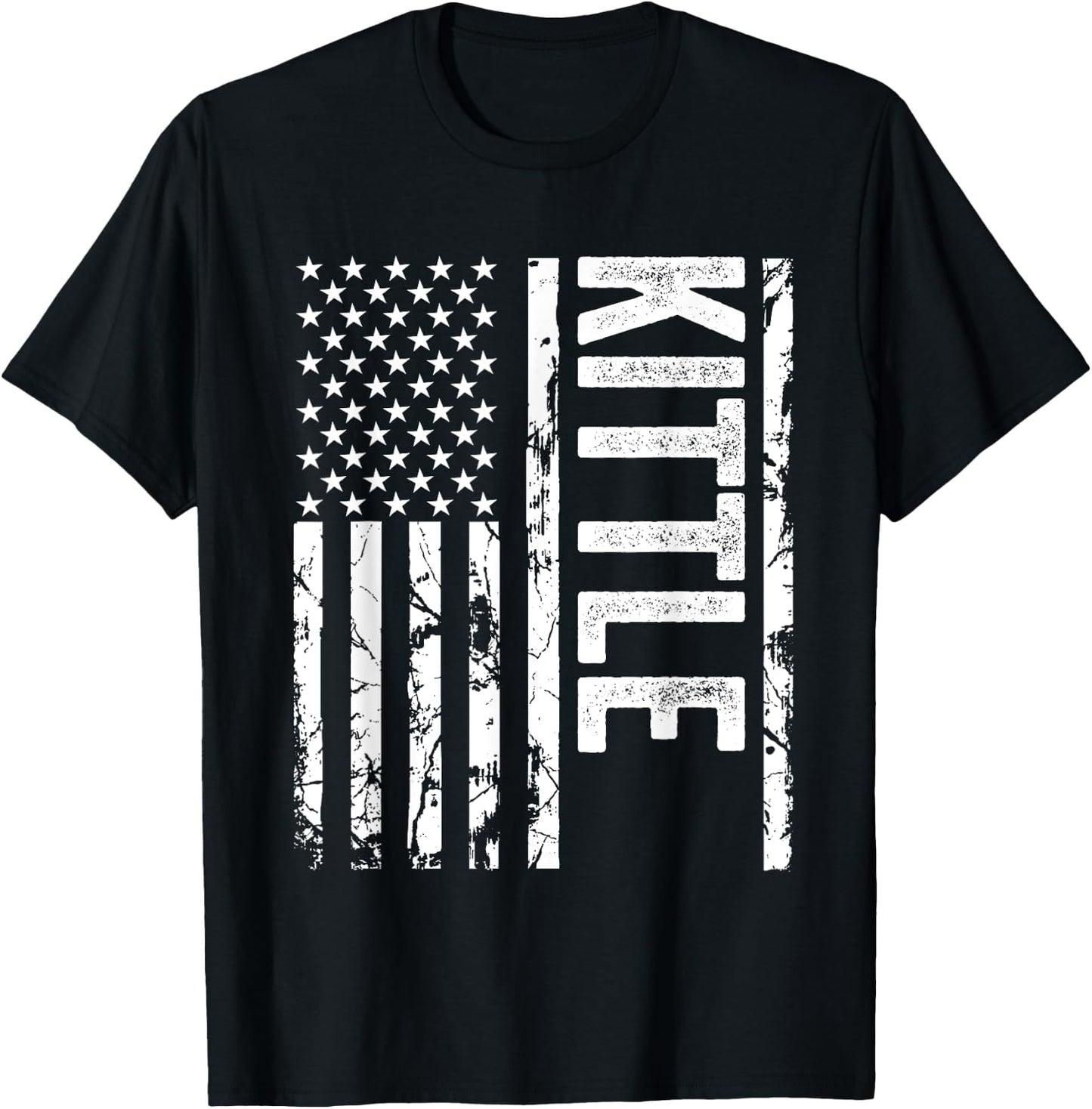 Kittle Last Name Funny Surname Team Kittle Family Reunion T-Shirt - T-Shirt | Black