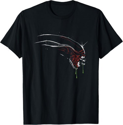 Alien: Romulus Xenomorph Distressed Red Glow Profile