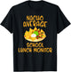 Cinco De Mayo Nacho Average School Lunch Monitor Mexican T-Shirt - T-Shirt | Black