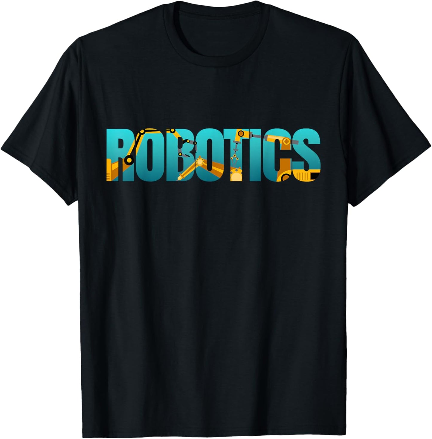 Robot Robotics Engineer Robotics T-Shirt - T-Shirt | Black