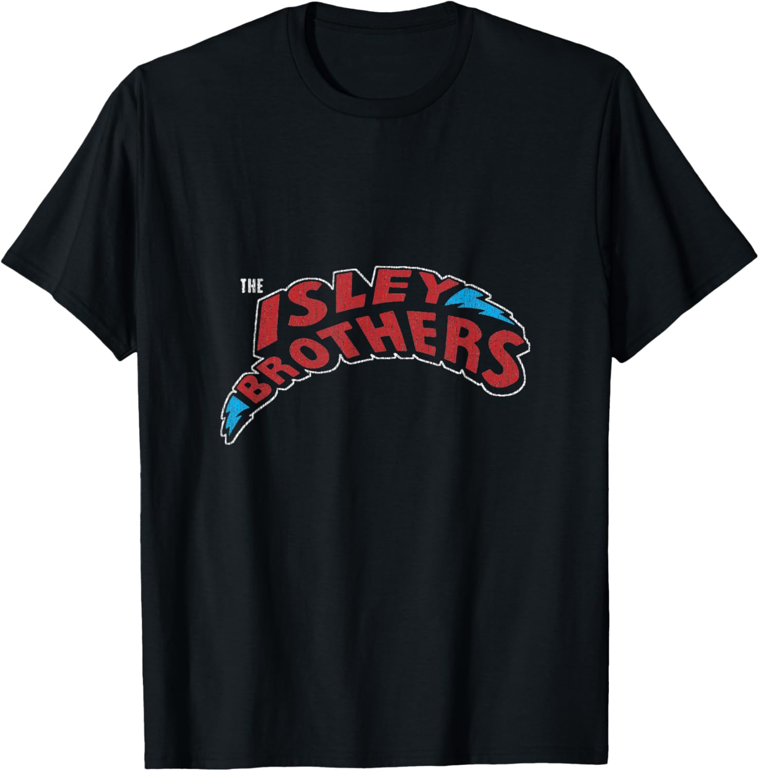 Isley Brothers - Lightning Bolt Logo - Control Industry - -Adults, Kids - Black - Small - Short Sleeve T-Shirt - T-Shirt | Black