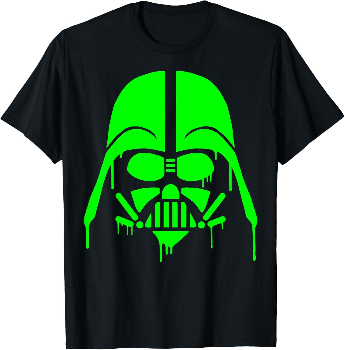 Star Wars Neon Green Oozing Vader Standard T-Shirt - T-Shirt | Black